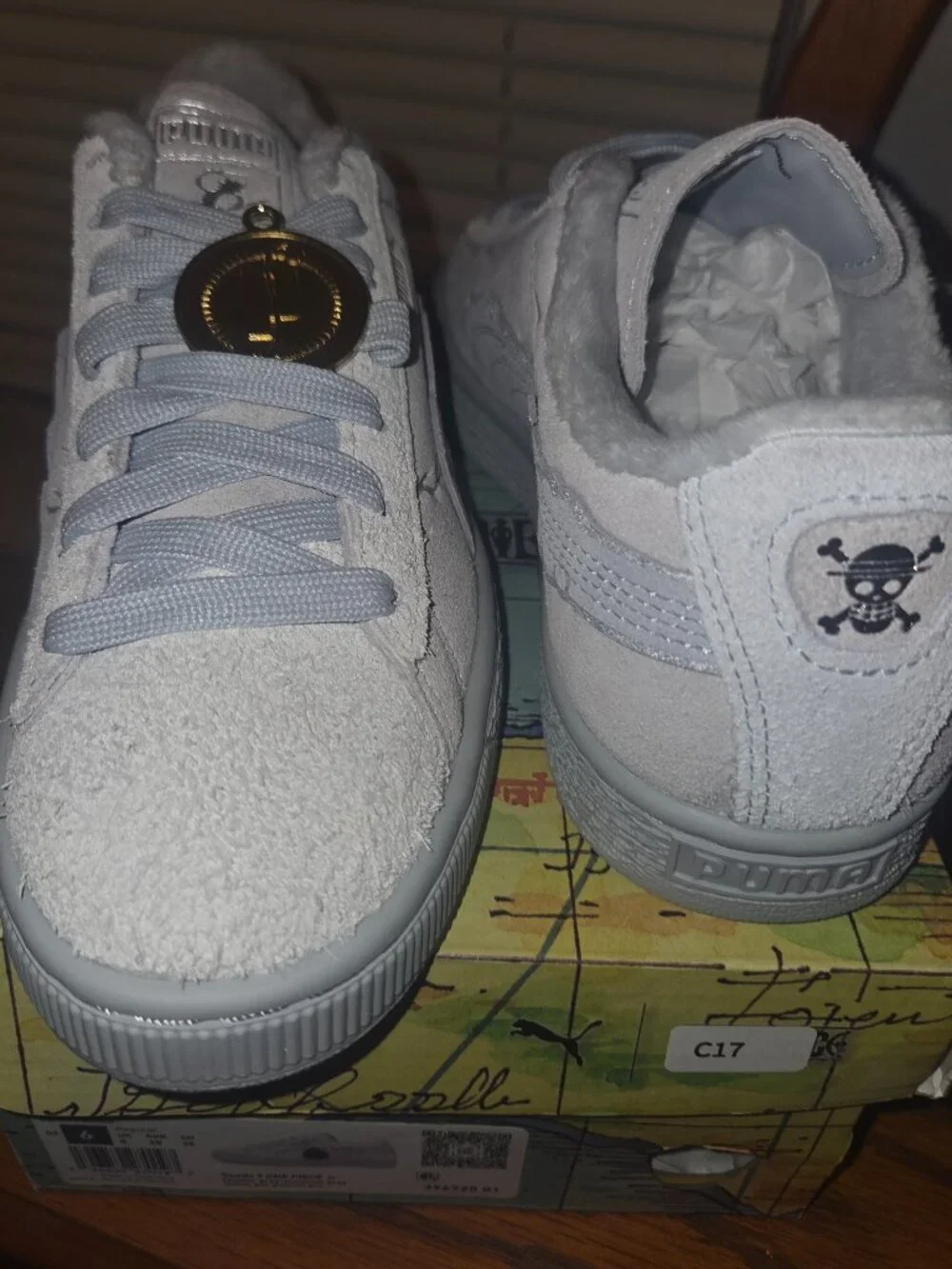 Puma x One Piece Luffy Suede Sneakers